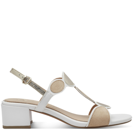 Biele sandále MARCO TOZZI 2-28231-44