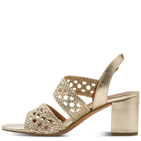 Zlaté sandále MARCO TOZZI 2-28301-46