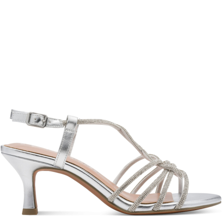 Strieborné sandále MARCO TOZZI 2-28313-46