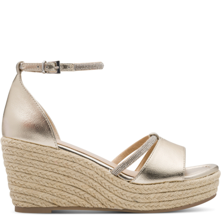 Zlaté sandále MARCO TOZZI 2-28362-46