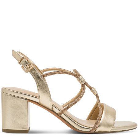 Zlaté sandále MARCO TOZZI 2-28388-46
