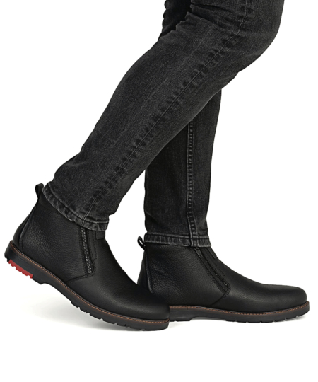 Čierne členkové topánky RIEKER 10553-00
