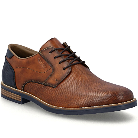 Pánske hnedé poltopánky RIEKER 13504-24