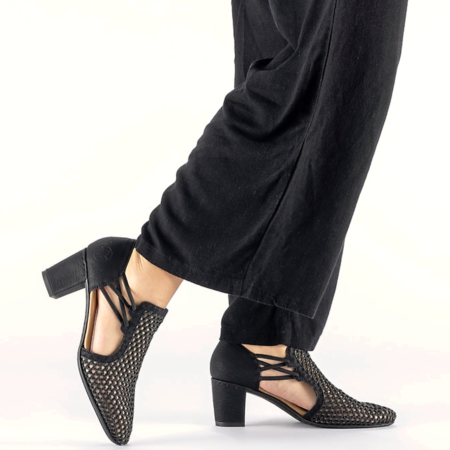 Čierne sandále RIEKER 41052-00