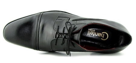 Spoločenské kožené matné čierne topánky