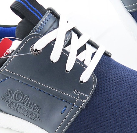 Kvalitné pánske trendové modré topánky S.OLIVER