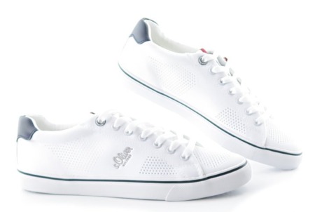 Trendové pánske biele topánky S.OLIVER