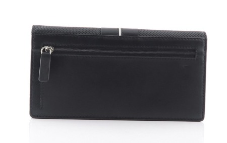 Elegantná kožená čierna peňaženka LAGEN