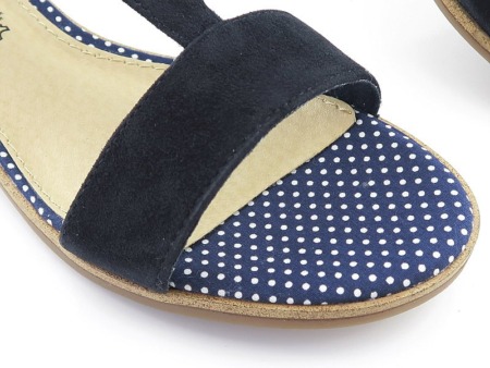 Pohodlné letné modré sandálky S.OLIVER 5-28116-22