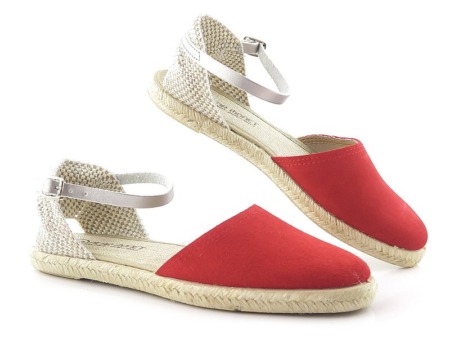 Sandále červeno-béžové PILAR MONET 24151