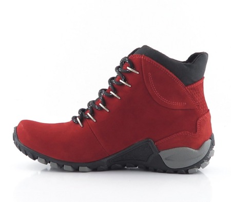 Členkové topánky červené NIK 08-0126-00