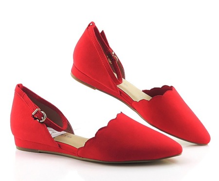 Sandále červené TAMARIS 1-24201-24