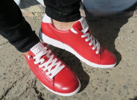 Sneakersy červené MARCO TOZZI 2-23766-24