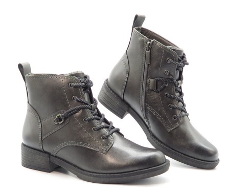 Členkové topánky sivé TAMARIS 1-25116-25