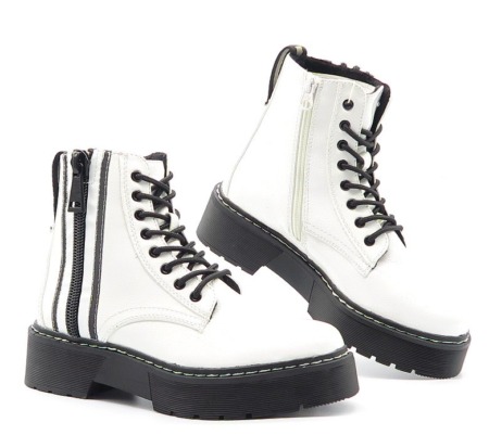 Členkové topánky biele TOM TAILOR 909640200