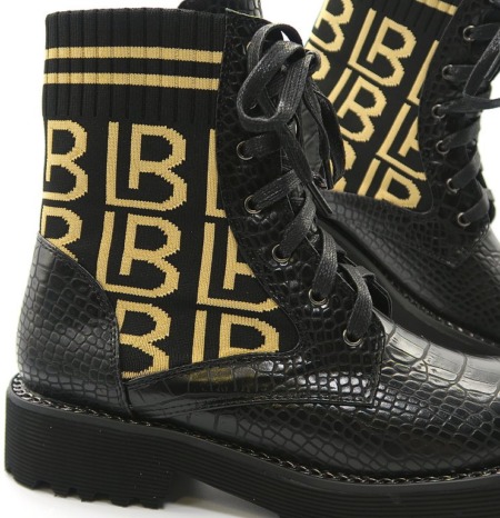 Členkové topánky čierne LAURA BIAGIOTTI 6515