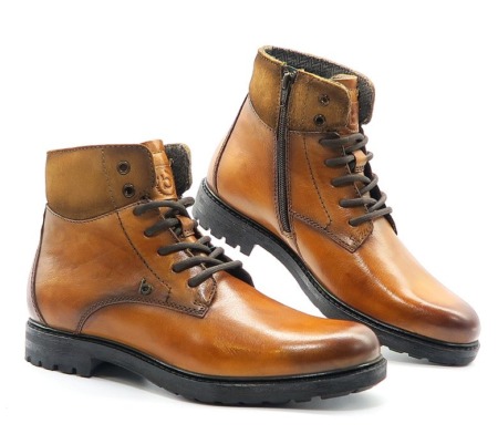 Členkové topánky hnedé BUGATTI 311-A1030