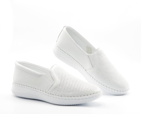 Topánky biele LOOKE L0437-03