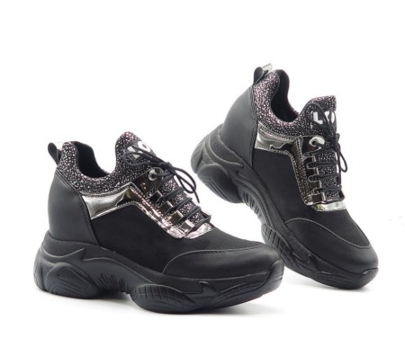 Sneakersy čierne 21-56002