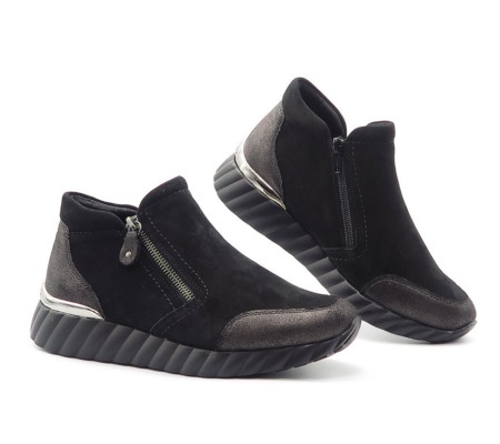 Členkové topánky čierne REMONTE D5980-02