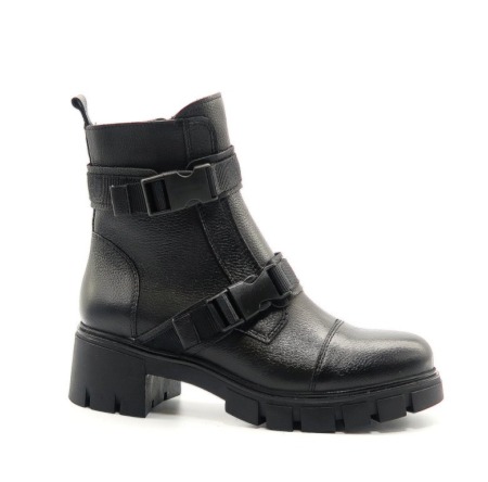 Členkové topánky čierne SIMEN 4328A