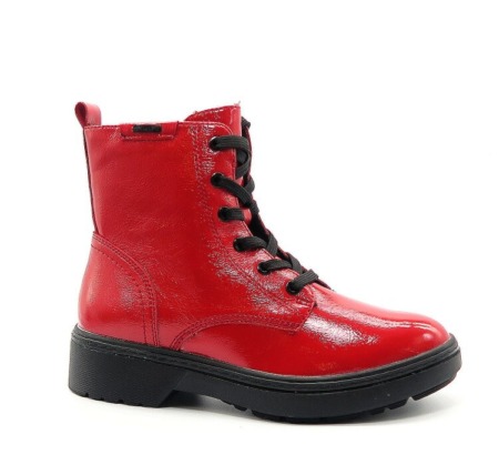 Členkové topánky červené TAMARIS 1-25252-27