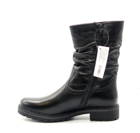 Členkové topánky čierne KLONDIKE 022H42