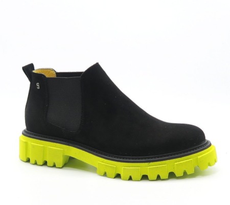Členkové topánky čierne SIMEN 5029A