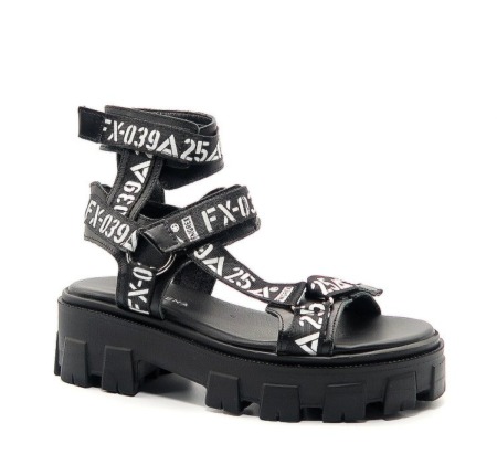 Sandále čierne ASPENA 3020