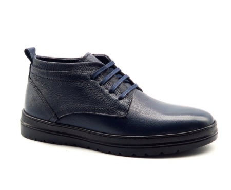 Pánske modré členkové topánky WILD 2042719A