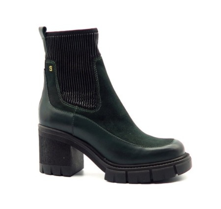 Členkové topánky zelené SIMEN 5514A