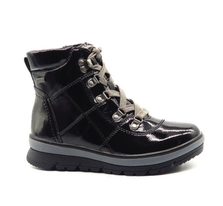 Čierne členkové topánky JANA 8-26266-29