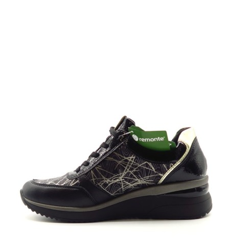 Čierne sneakersy REMONTE D2400-01