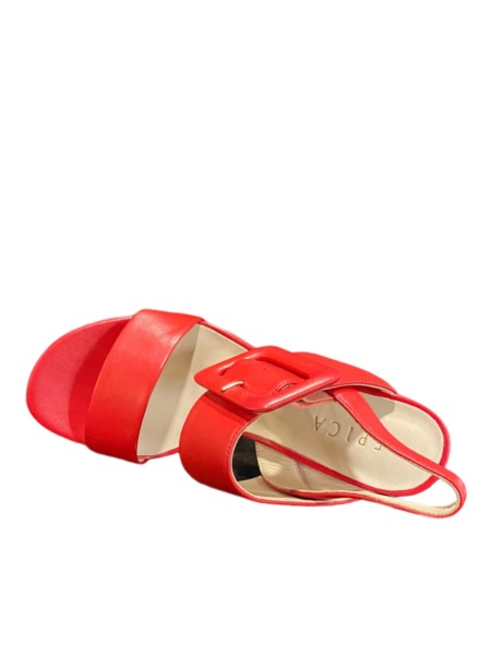 Červené sandále EPICA QVQV20001D