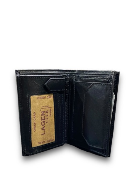 Čierna peňaženka LAGEN V-105