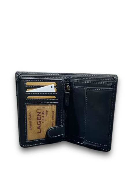 Čierna peňaženka LAGEN 51145