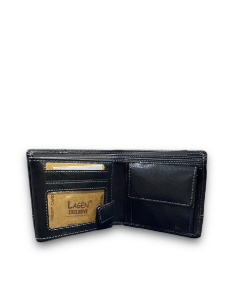 Čierna peňaženka LAGEN 2108/T