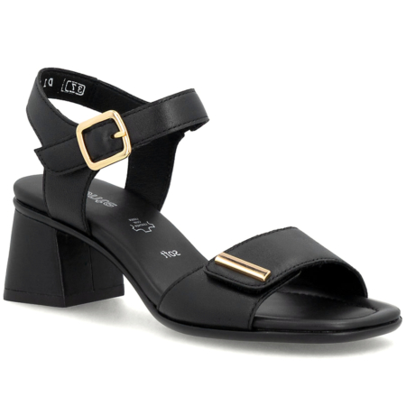 Čierne sandále REMONTE D1K54-00