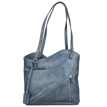 Modrá kabelka-ruksak RIEKER H1025-14