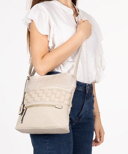 Béžová kabelka RIEKER H1301-62