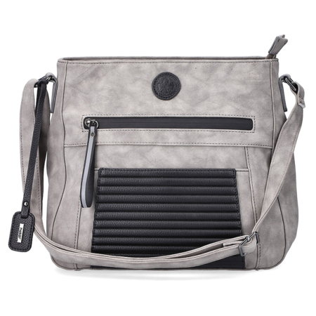 Sivá crossbody kabelka RIEKER H1481-42