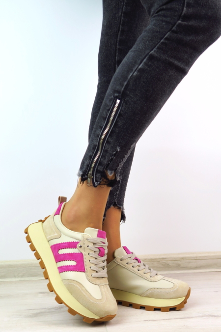 Béžové sneakersy FILIPPO DP6743