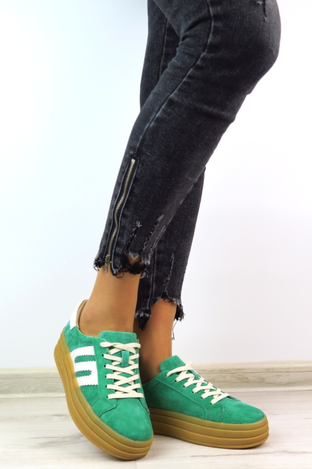 Zelené sneakersy FILIPPO DP6744