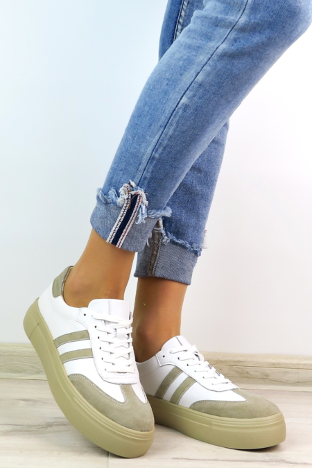 Biele sneakersy FILIPPO DP6841