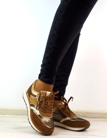 Hnedé sneakersy TAMARIS 1-23726-43