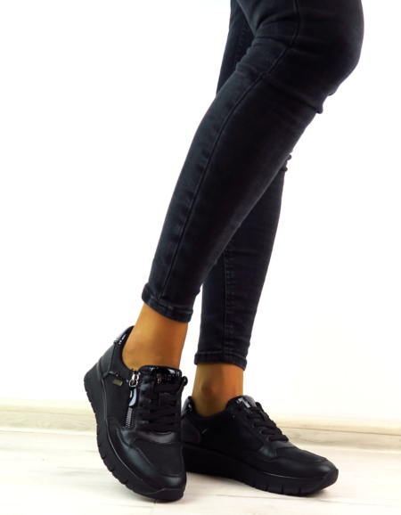 Čierne sneakersy JANA 8-23762-45