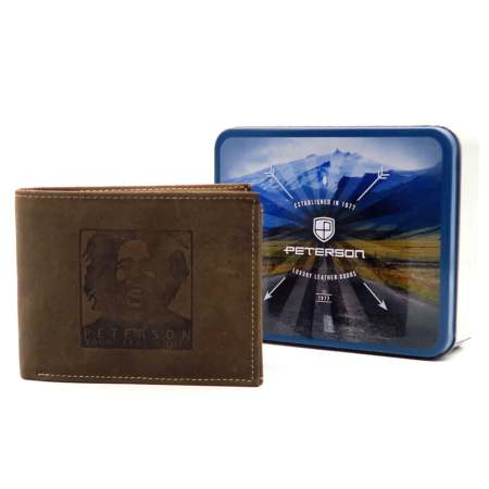 Hnedá peňaženka PETERSON 304BOB
