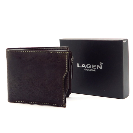 Hnedá peňaženka LAGEN 3909