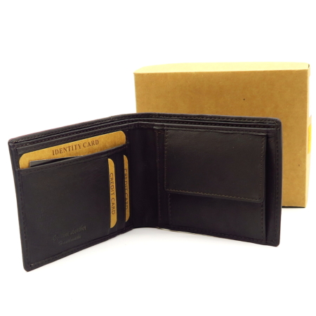 Hnedá kožená peňaženka LAGEN 7176E/GK