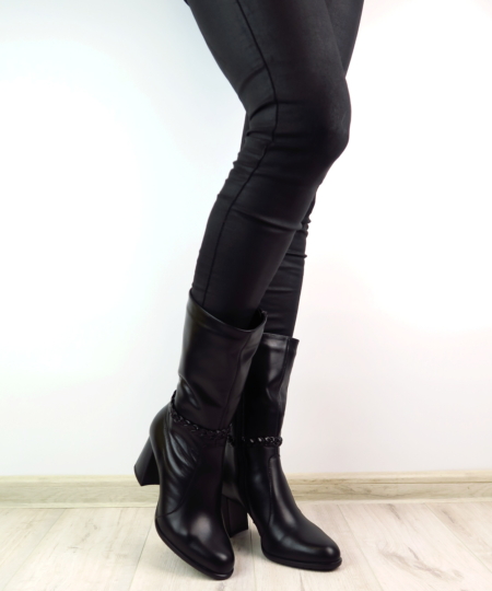 Čierne čižmy SALA 20459